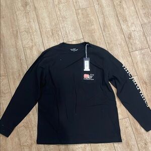 Vineyard Vines Men's Black Long Sleeve Shirt